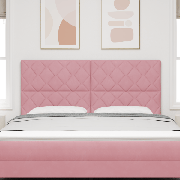 LED huvuddyna Rosa 180 cm Sammet
