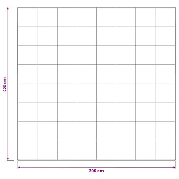 Täcke och kudde set 3 st 200x220 cm 4 årstider 350 GSM Ull Vit