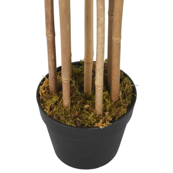 Konstväxt bambu 500 blad 80 cm grön