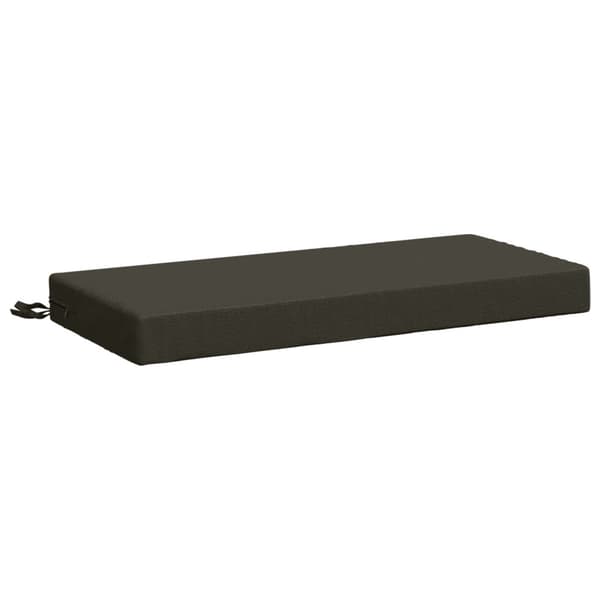 Bänk kudde SOEST 100% Polyester Antracit 80 x 40 x 8 cm