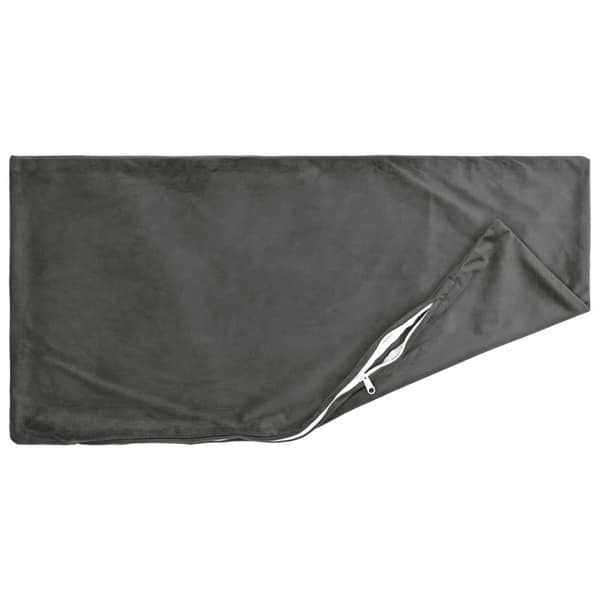 Kuddöverdrag 2 st HEERLEN Mörkgrå 50 x 70 cm Sammet