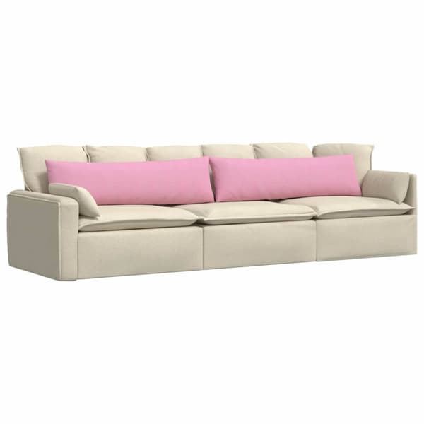 Sofakuddar 2 pcs Rosa 145 x 40 cm tyg