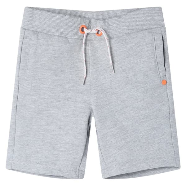 Barnshorts med snöre grå 128