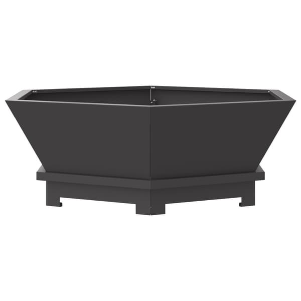 Eldstad Svart 75 x 75 x 28 cm Stål