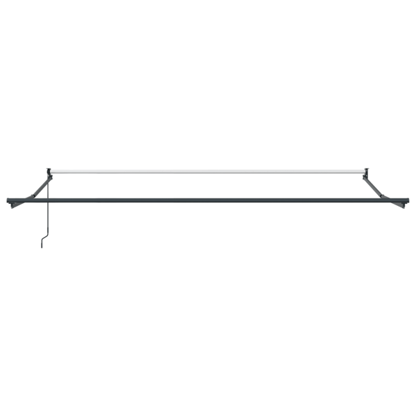 Markis Vit 500 × 300 cm Polyester och metall