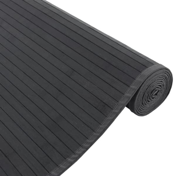 Matta rektangulär svart 80x200 cm bambu
