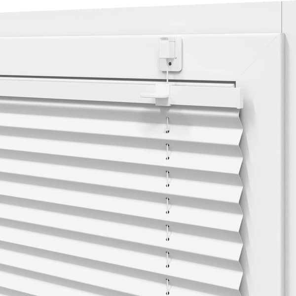 Plisserad persienn vit 60x100cm tyg bredd 59,4cm polyester