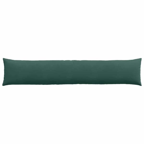Sofakuddar 2 pcs Mörkgrön 200 x 40 cm Kordread tyg