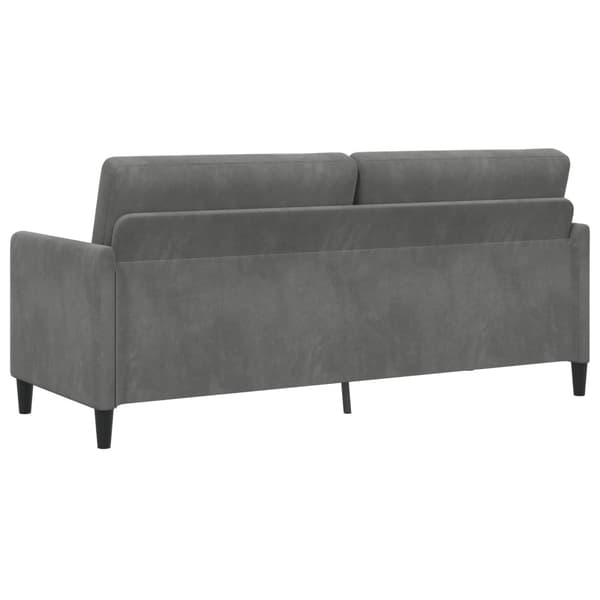 Soffa med förvaring Mörkgrå 192 x 78 x 87 cm Polyester