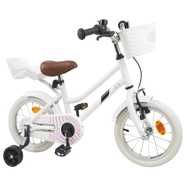 Barncykel 12 Tum för 2-4 åringar Vit