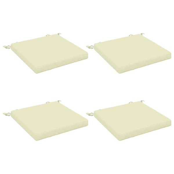 4-delade Sittdynor SOEST 4 st 100% Polyester Gräddvit