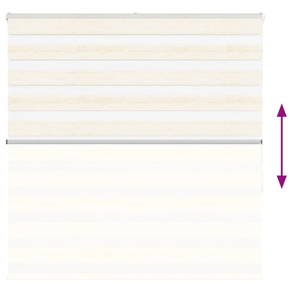 Rullgardin zebra 145x150 cm tyg bredd 140,9 cm polyester