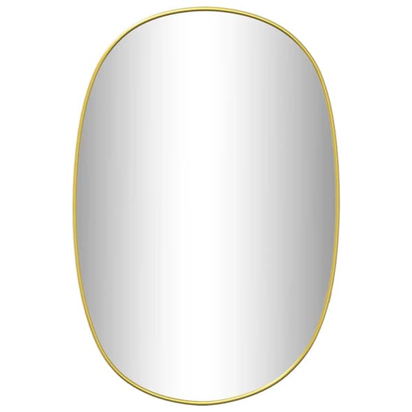 Väggspegel guld 60x40 cm