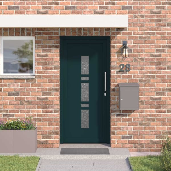 Framdörr Antracit 108 x 208 cm PVC