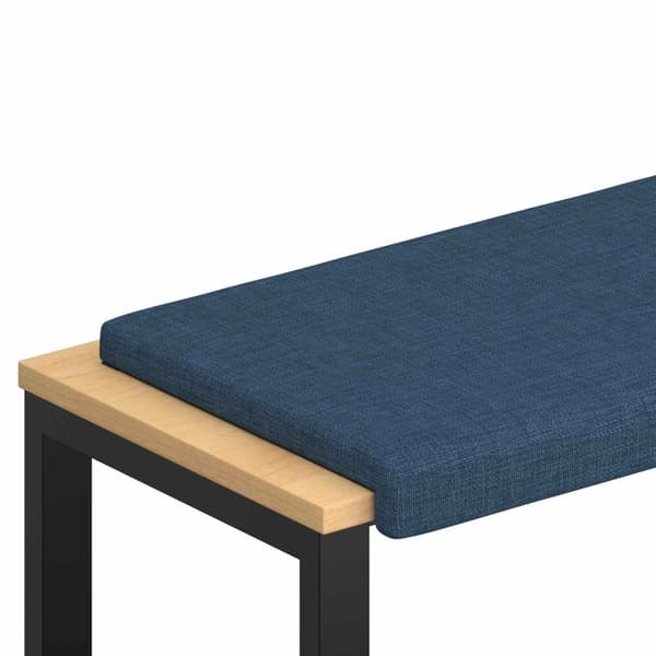 Bänk kudde Tyg Blå Djup 35 cm