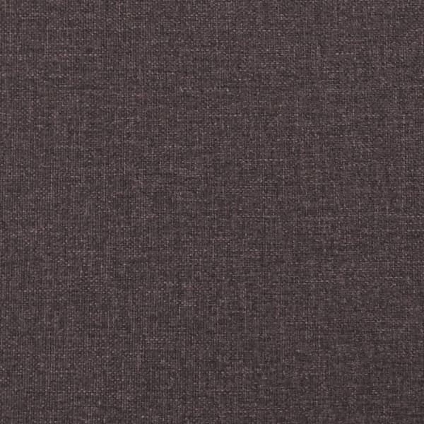 Bed Frame "Dover" Dark Brown 180x200 cm Fabric