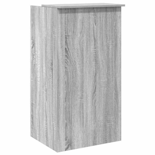 Receptionsdisk grå sonoma 55x50x103,5 cm konstruerat trä