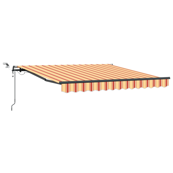 Markis tyg Gul och Orange 300 x 250 cm Polyester