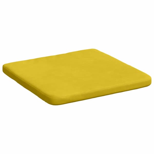 Sittkuddar 4 pcs Gul 40 x 40 x 3 cm Sammet
