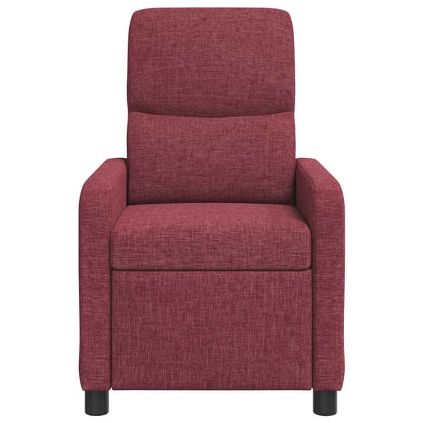Recliner Vinröd Tyg