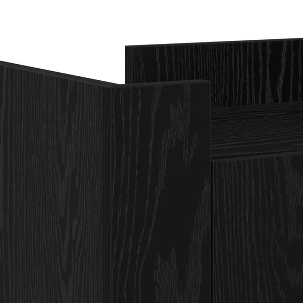 Sideboard Svart Ek 45 x 35 x 75 cm