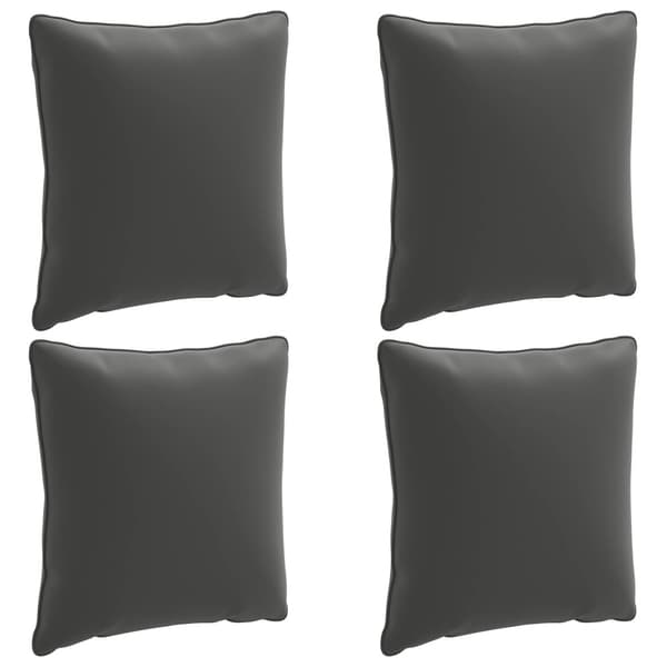 4-delad ryggkudde PUTTEN 4 st 100% Polyester Antracit
