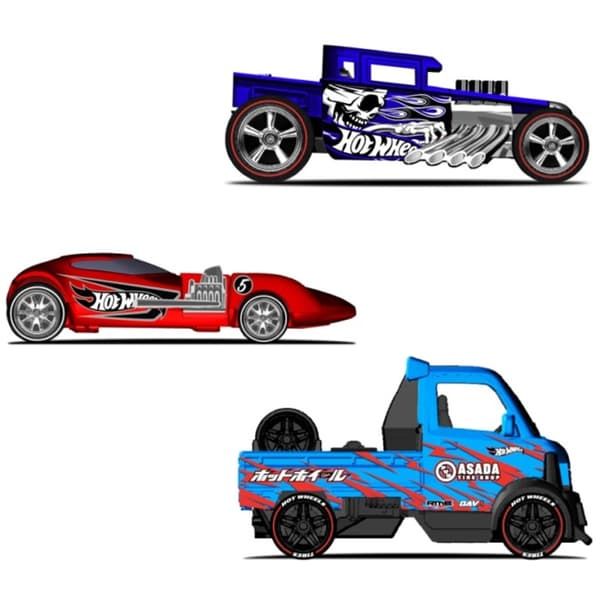 Hot Wheels dra bakåt-fordon