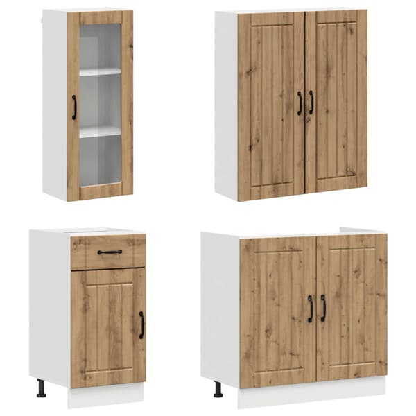Köksenhet LUCCA 8 pcs Artisan-ek Konstruerat trä