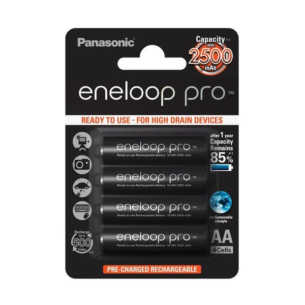 Panasonic eneloop pro Laddningsbart batteri AA