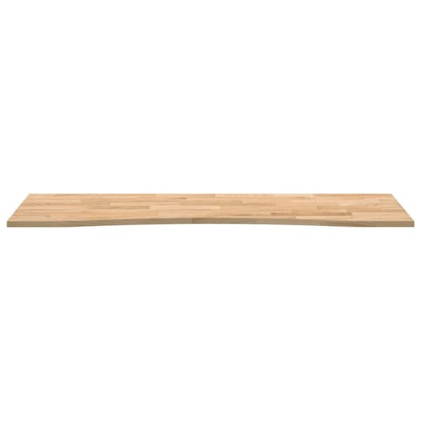 Bordsskiva obehandlad 160x50x2,5 cm massiv ek rektangulär