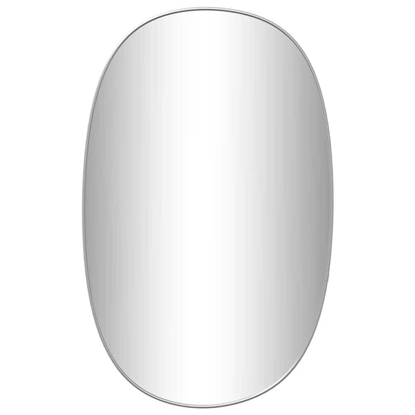 Väggspegel silver 70x45 cm