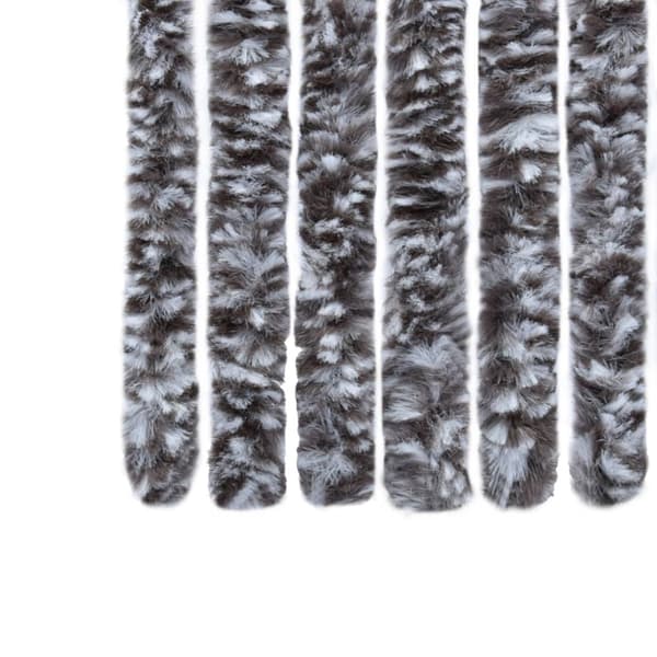 Insektsdraperi brun och beige 90x220 cm chenille