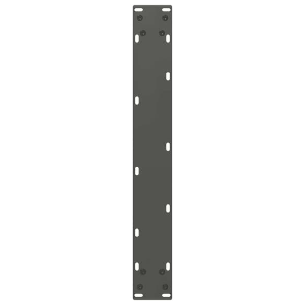 Barbordsben U-formade 2 st antracit 60x(90-91) cm stål