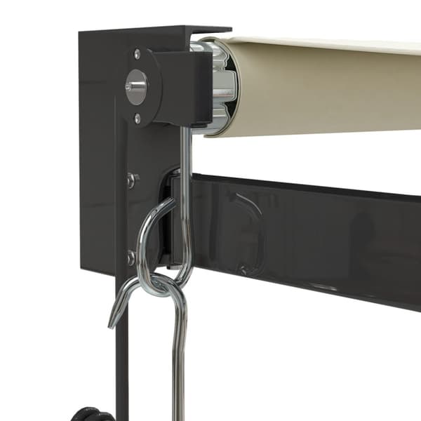 Automatisk infällbar markis gräddvit 3,5x2,5 m