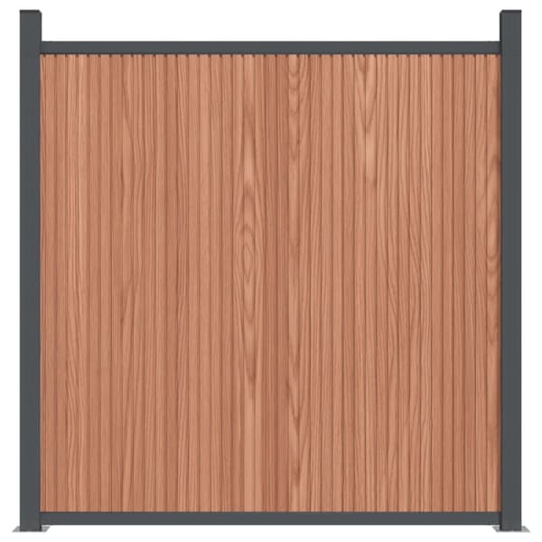 Staketpanel brun 1045x186 cm WPC