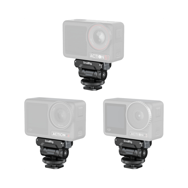 SmallRig 5436 Quick Release Support for DJI Osmo360 / Action 5 Pro / 4 / 3 with Cold Shoe Adapter