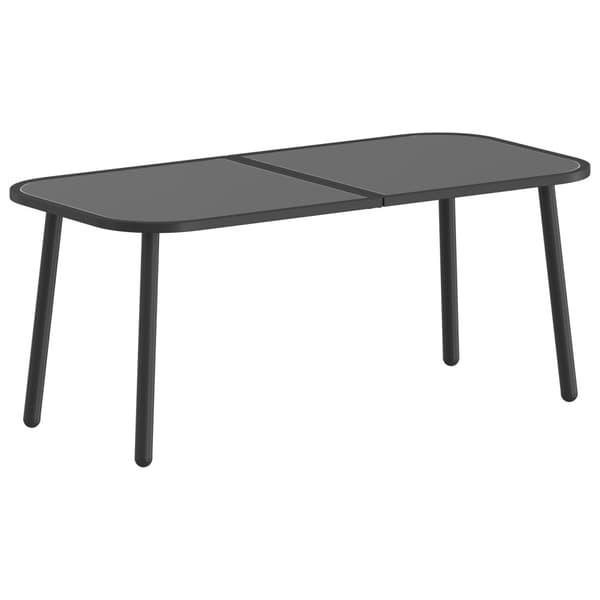 Trädgårdsmöbelset 4 pcs Brun konstrotting