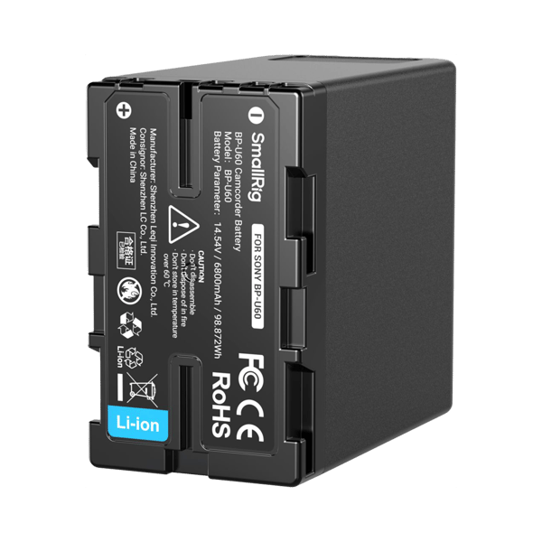 SmallRig 4670 BP-U60 Camcorder Battery