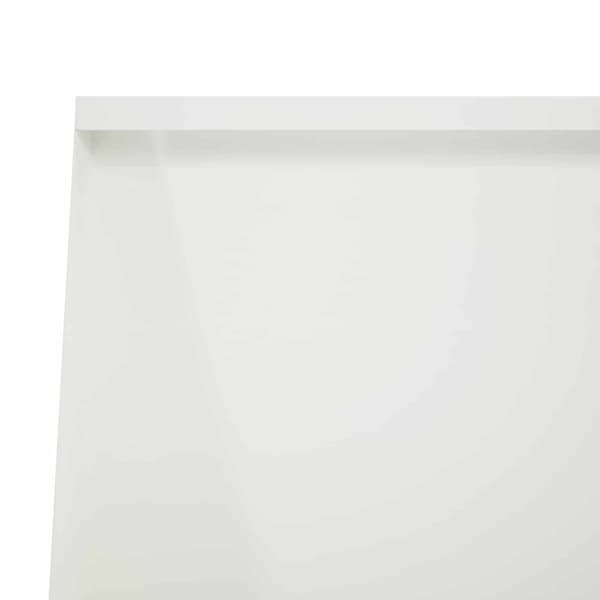Stödvägg 2 st 80 x 12 x 30 cm Stål Vit