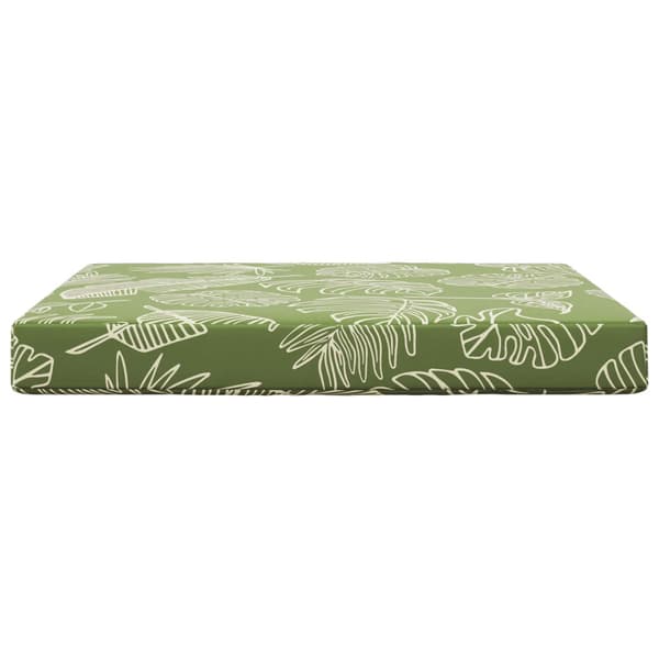 Utomhus Soffa Kudde Bladdesign 80 x 80 x 8 cm Polyester
