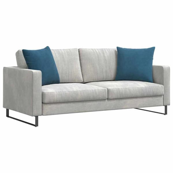 Sofakuddar 2 pcs Blå 50 x 50 cm Kordread tyg