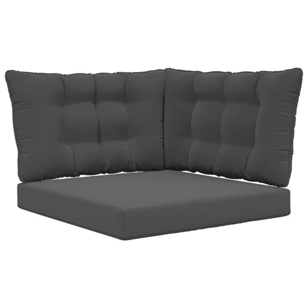 Utomhus Soffa Kudde 3 pcs Antracit Polyester