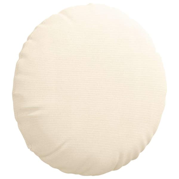 Sittkuddar 2 pcs Kräm Ø 80 cm Kordread tyg