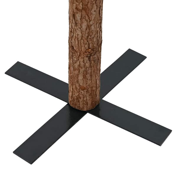 Smal julgran Grön 210 cm PVC och solid furu