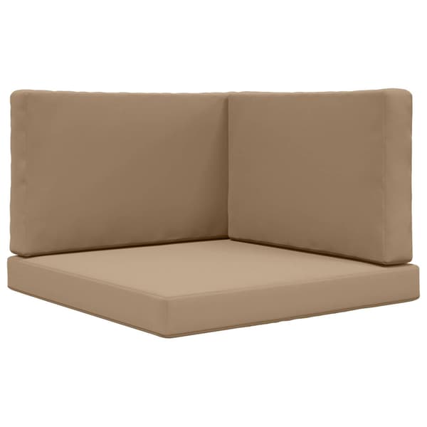 Utomhus Soffa Kudde 3 pcs Taupe Polyester