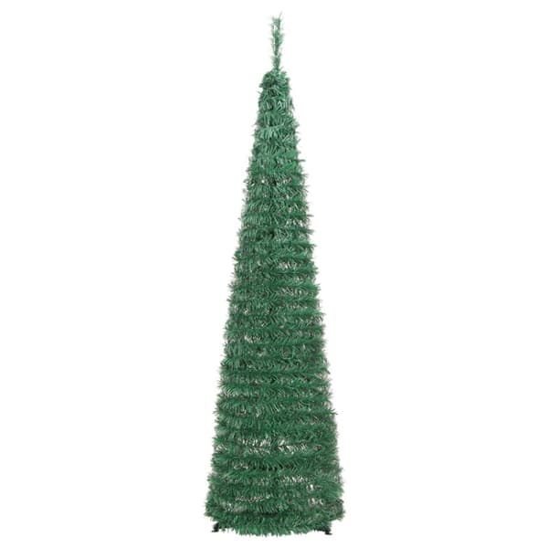 Plastgran pop-up 50 LED grön 120 cm