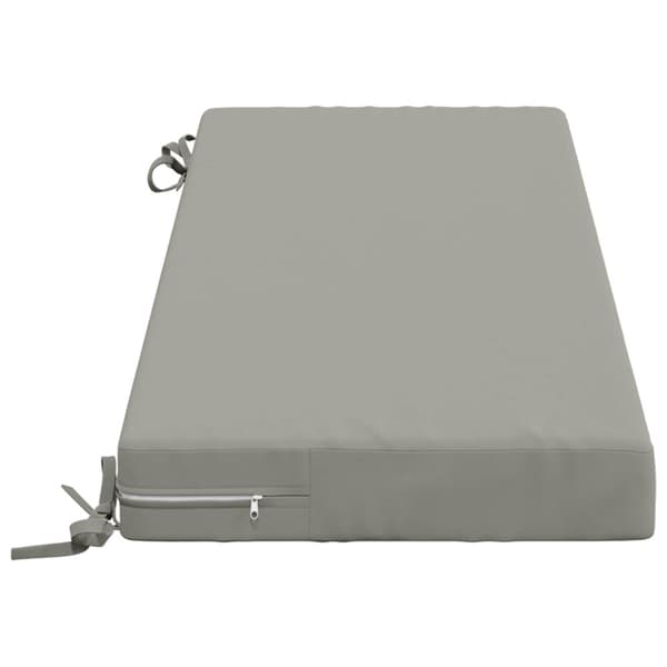 Bänk kudde SOEST 100% Polyester Grå 110 x 40 x 8 cm