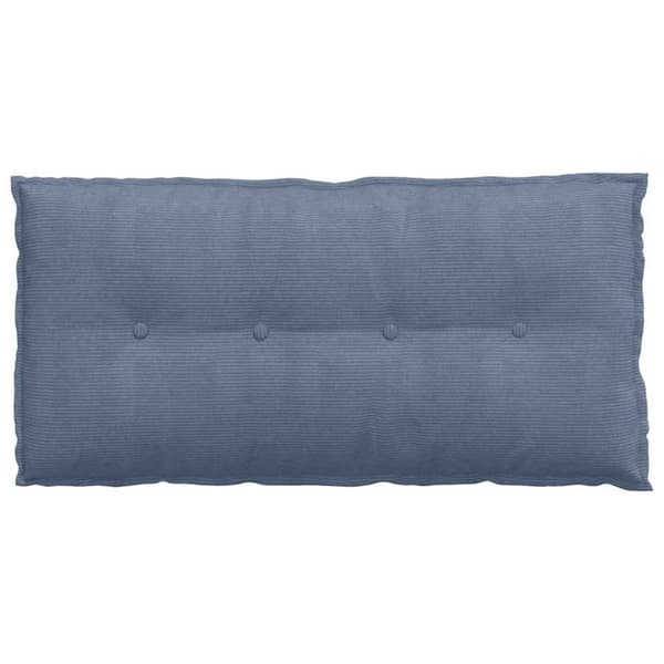 Ryggkudde Blå 100 x 50 cm Kordread tyg