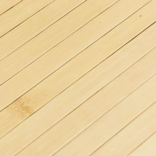 Matta rektangulär ljus naturlig 60x1000 cm bambu