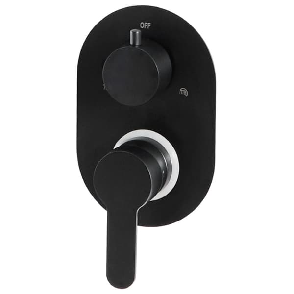 Duschsystem rostfritt stål 201 svart